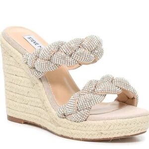 Steve Madden Sparkle Uzo Espadrille Wedge